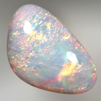 SOLID SEMI BLACK OPAL Bright orange  and green colours 